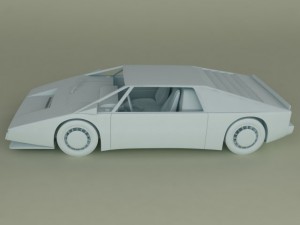 classic concept cars 3D Model