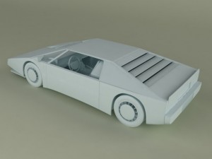 classic concept cars 3D Model