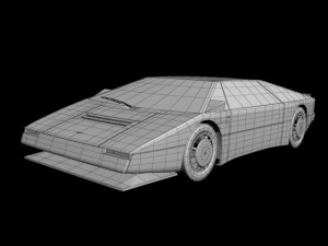 classic concept cars 3D Model
