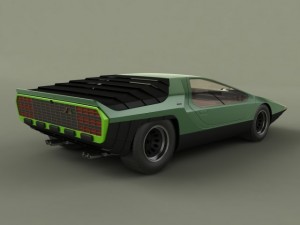 classic concept cars 3D Model