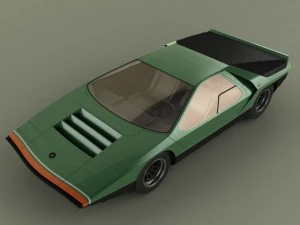 autos conceptuales cl&aacute;sicos Modelo 3D