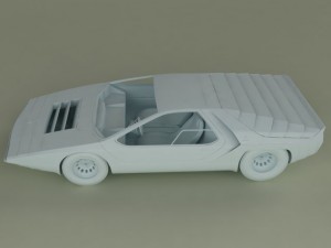 classic concept cars 3D Model
