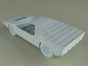 classic concept cars 3D Model