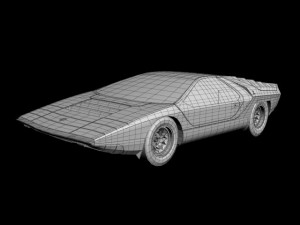 classic concept cars 3D Model