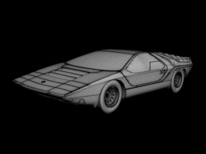 classic concept cars 3D Model
