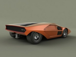 classic concept cars 3D Model