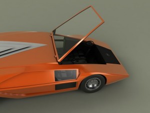 classic concept cars 3D Model