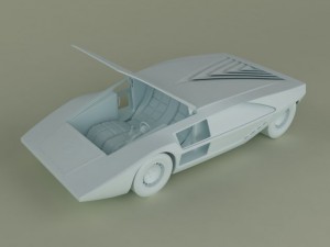classic concept cars 3D Model