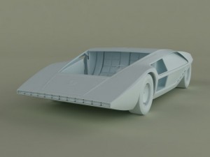 classic concept cars 3D Model