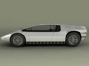 classic concept cars 3D Model