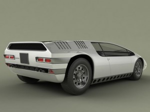 classic concept cars 3D Model