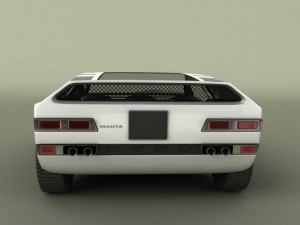 classic concept cars 3D Model