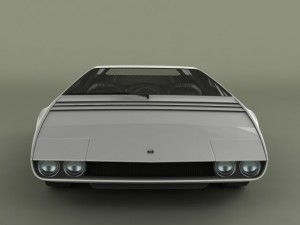 classic concept cars 3D Model