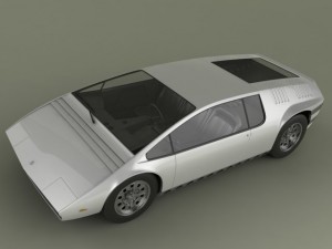classic concept cars 3D Model