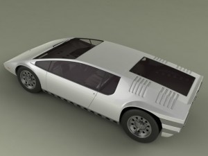 classic concept cars 3D Model