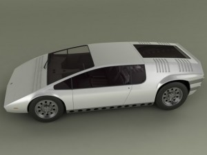 classic concept cars 3D Model