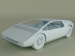 classic concept cars 3D Model