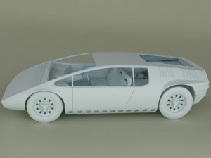 classic concept cars 3D Model