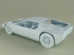 classic concept cars 3D Model