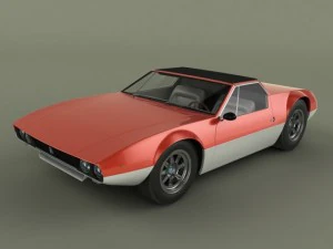de Tomaso Mangusta-Spinne 3D Modell