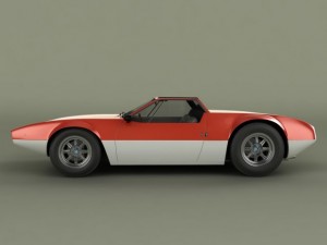 de tomaso mangusta spider Modèle 3D