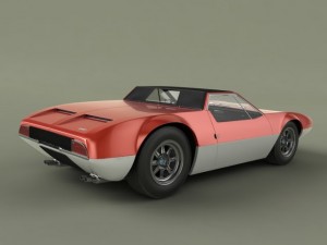 de tomaso mangusta spider Modèle 3D