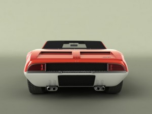 de tomaso mangusta spider Modèle 3D