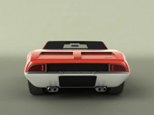 de tomaso mangusta spider 3D Model