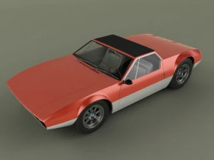 de tomaso mangusta spider 3D Model