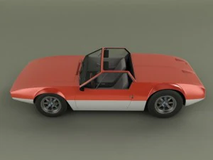 de tomaso mangusta spider 3D Model