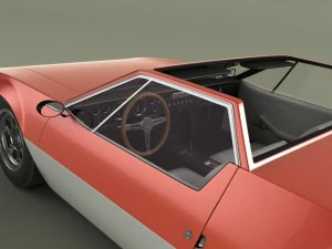 de tomaso mangusta spider 3D Model