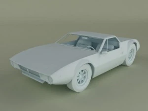 de tomaso mangusta spider 3D Model