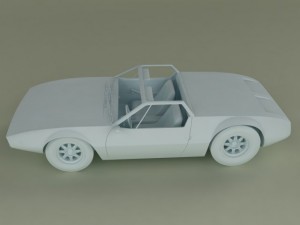 de tomaso mangusta spider Modèle 3D