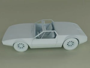 de tomaso mangusta spider 3D Model