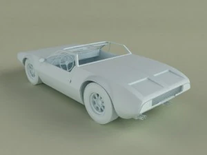 de tomaso mangusta spider 3D Model