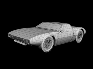 de tomaso mangusta spider Modèle 3D