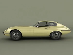 jaguar e type coupe v12 3D Model