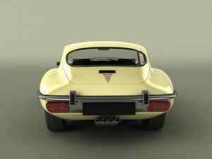 jaguar e type coupe v12 Model 3D