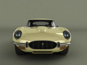 jaguar e type coupe v12 Model 3D