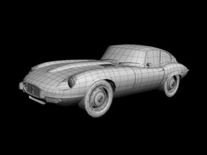 jaguar e type coupe v12 Model 3D