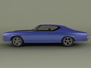 chevrolet chevelle 1969 3Dモデル