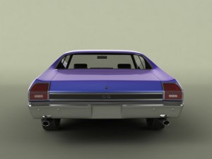 chevrolet chevelle 1969 3Dモデル