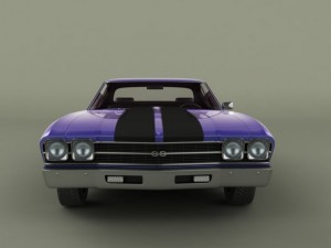 chevrolet chevelle 1969 3Dモデル
