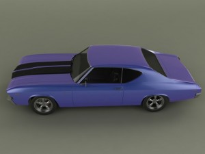 chevrolet chevelle 1969 3Dモデル