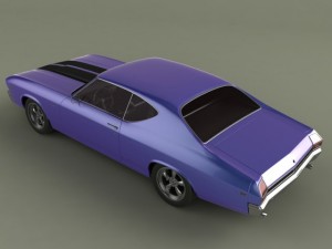 chevrolet chevelle 1969 3Dモデル