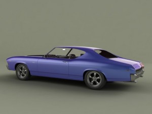 chevrolet chevelle 1969 3Dモデル
