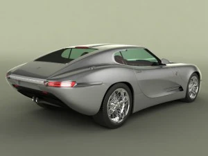 lyonheart k coupe concept 3D Model
