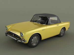 sunbeam alpine series 4 3D Model