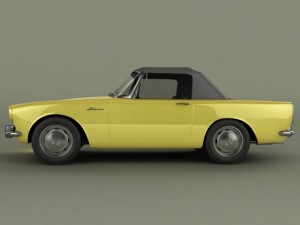 sunbeam alpine series 4 3D Model
