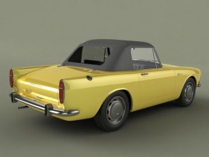 sunbeam alpine series 4 3D Model